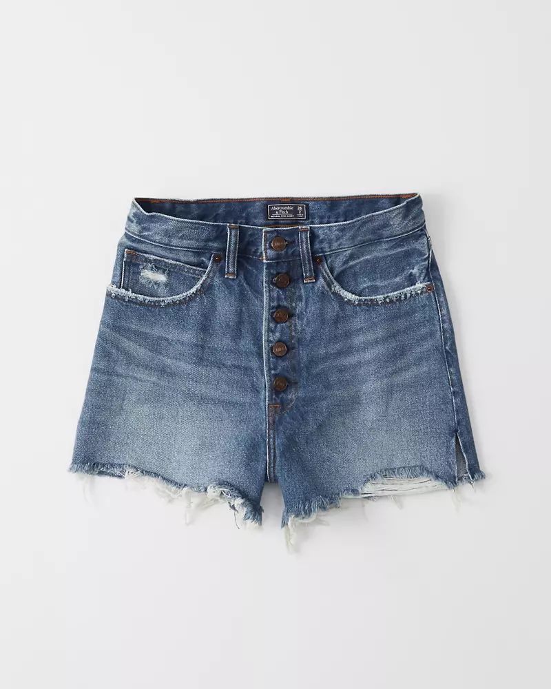 Ultra High Rise Denim Shorts | Abercrombie & Fitch US & UK