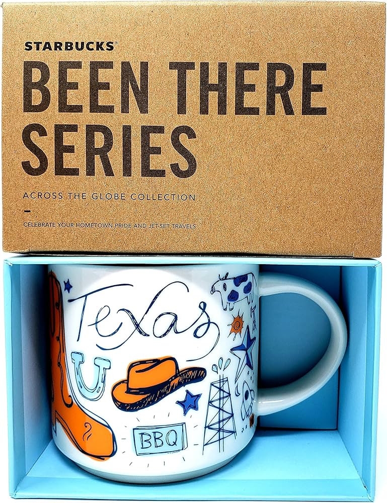 Starbucks Texas Coffee Mug, Been There Series Across The Globe Collection, 14 Ounces | Amazon (US)