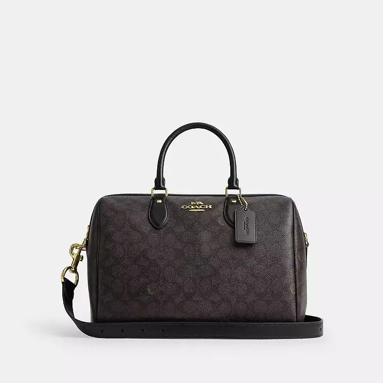 Rowan Large Satchel Bag
In Signature Canvas
 | Coach (US)