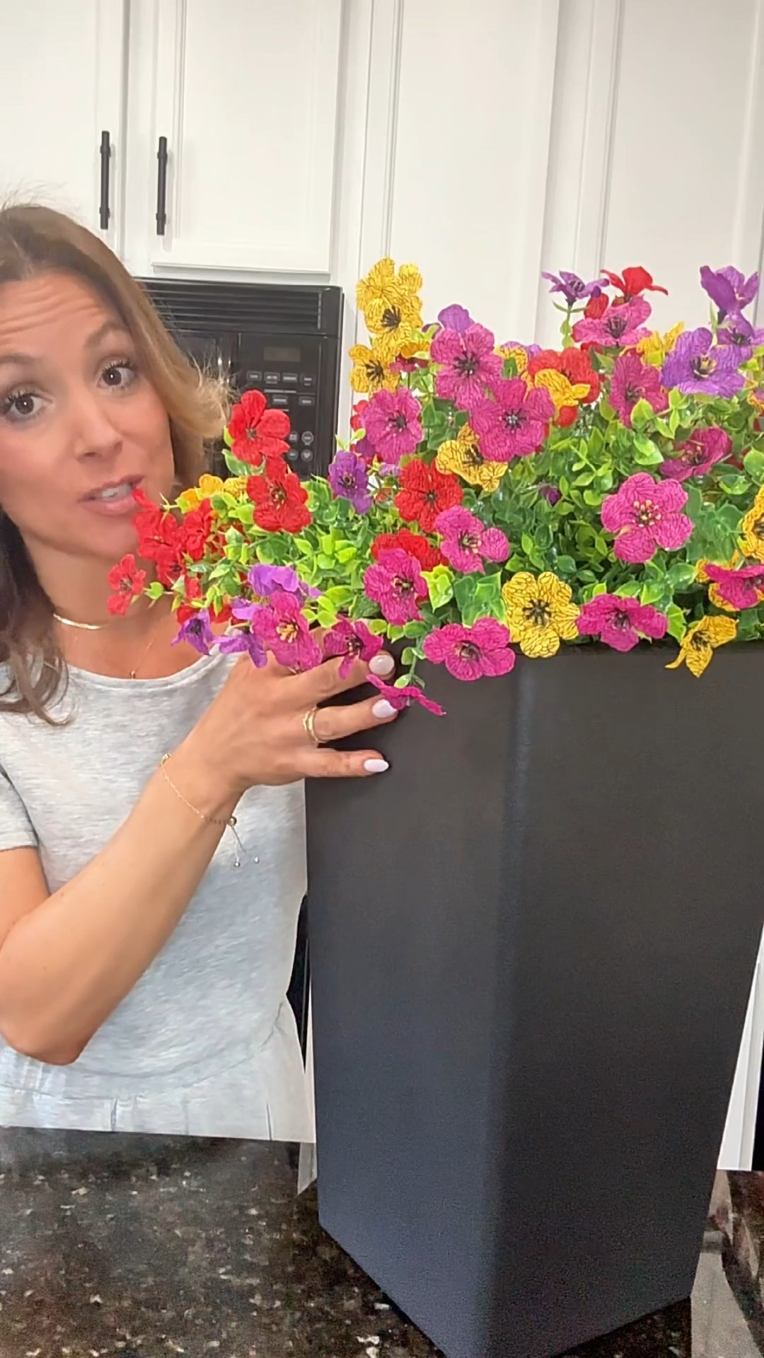 Last year I spent so much money on real flowers and planters—and within days I was over it. Watering, bugs, dead plants… it was too much.

These are completely packed, super lush, and each planter is about 2 feet tall. And you get TWO in the set. It actually looks like a professional outdoor setup without any effort.

They’re UV resistant, won’t fade, and require zero maintenance. No watering, no upkeep, no stress.

• #homedecor
• #outdoorliving
• #frontporchdecor
• #springdecor
• #decorideas