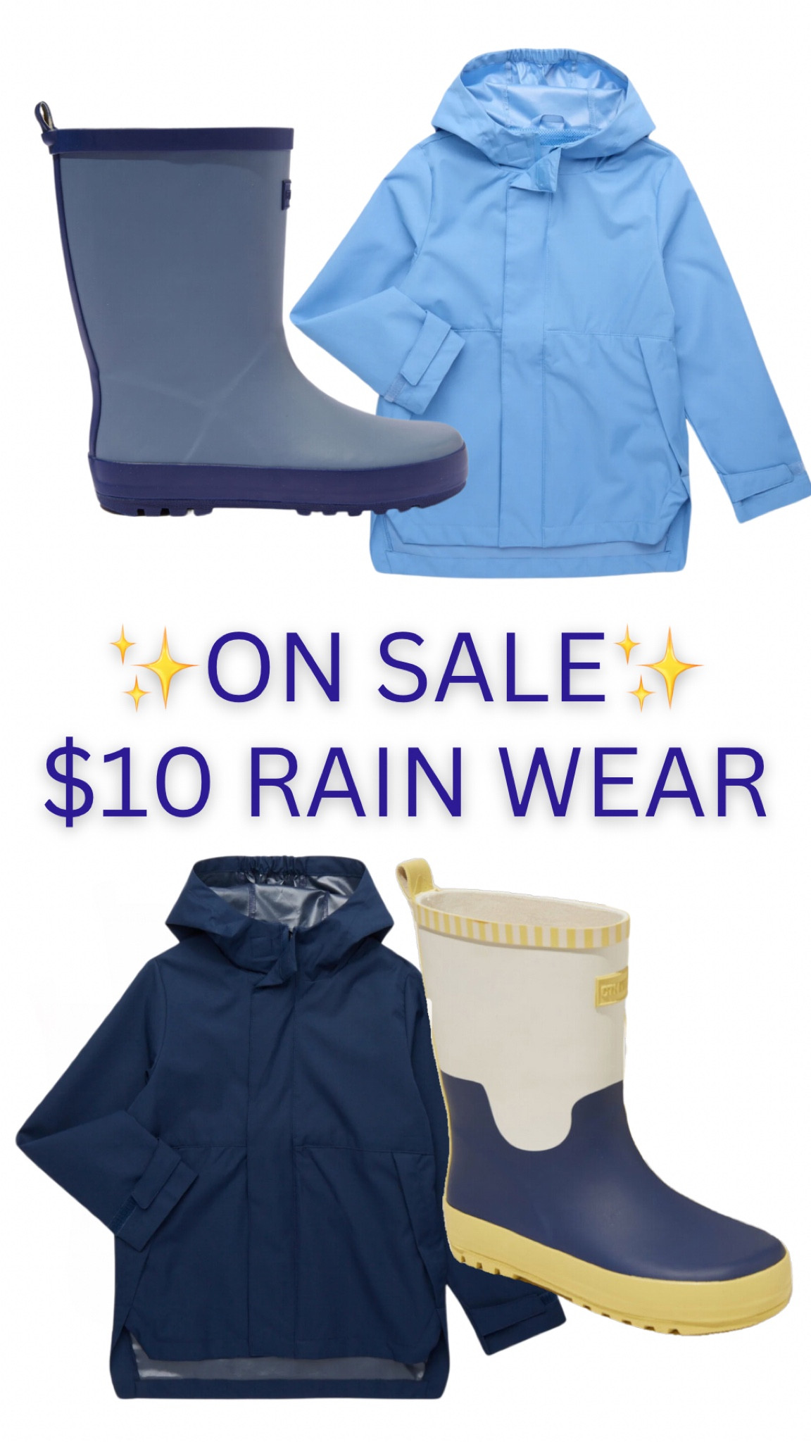 Super cute boys rain boots and jackets on sale for $10!

#LTKKids #LTKFindsUnder50 #LTKSaleAlert