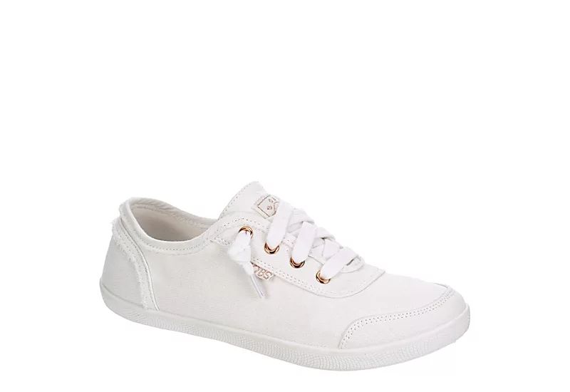 Skechers Bobs Womens B Cute Slip On Sneaker - White | Rack Room Shoes