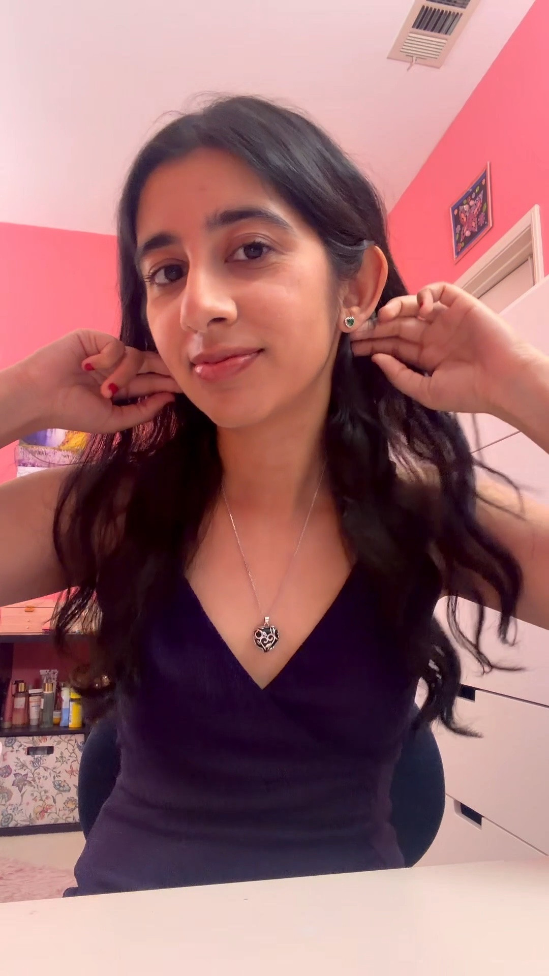 beautiful earrings and a matching necklace featuring my birthstone! 💚

#LTKootd #LTKBeauty #LTKgrwm