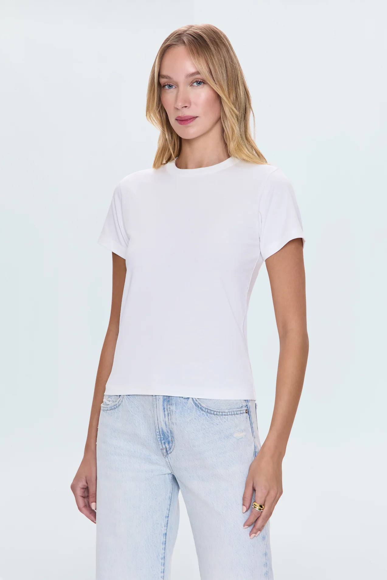 Alba Baby Tee - Le Blanc | Pistola Denim
