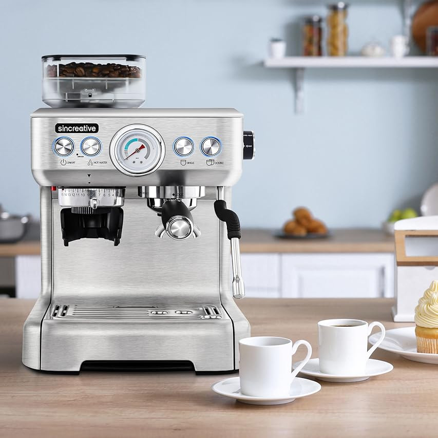 Breville BES880BSS Barista Touch Espresso Machine, Brushed Stainless Steel | Amazon (US)
