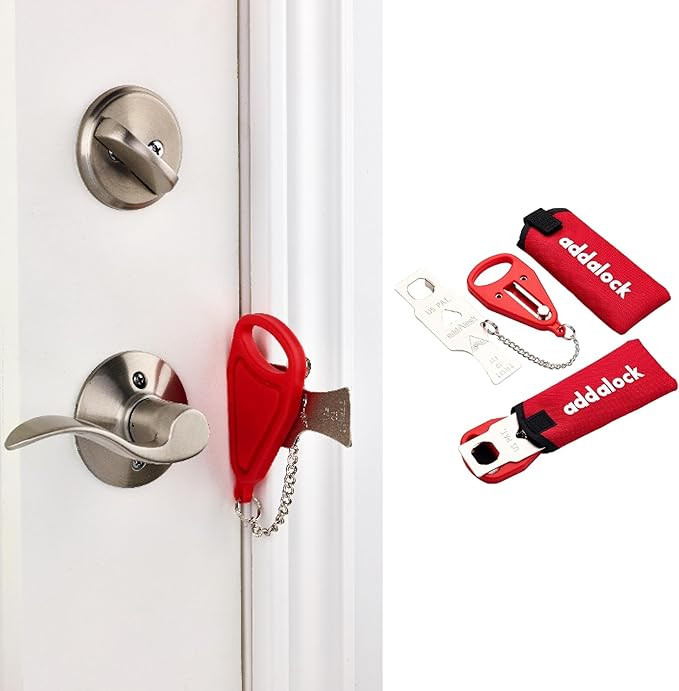Addalock The Original Portable Door Lock for Travel & Home Security, 1-Piece Door Latch Lock for ... | Amazon (US)
