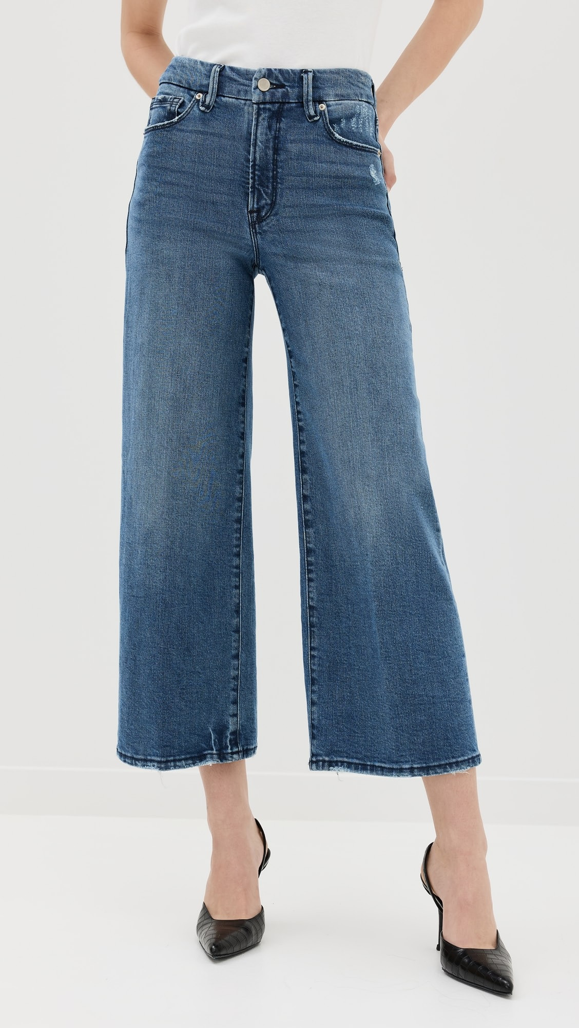 Good Waist Palazzo Crop Jeans | Shopbop