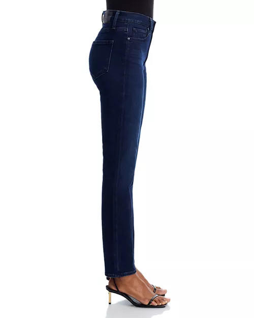 PAIGEGemma High Rise Reverse Seam Skinny Jeans in Bespoke5 (1) | Bloomingdale's (US)