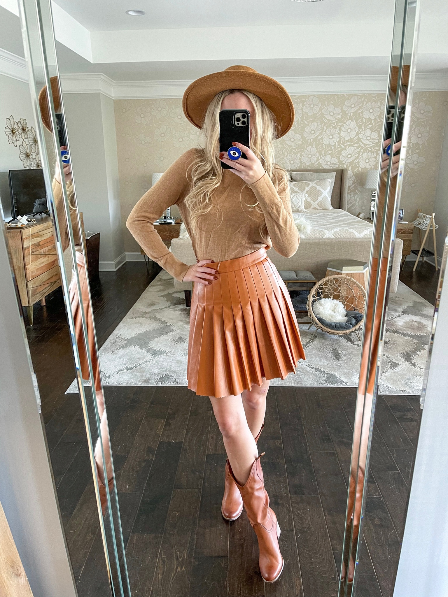 Love this faux leather pleated skirt! 

Fall outfit, turtleneck, western boots, Shein

#LTKSeasonal #LTKstyletip #LTKunder50
