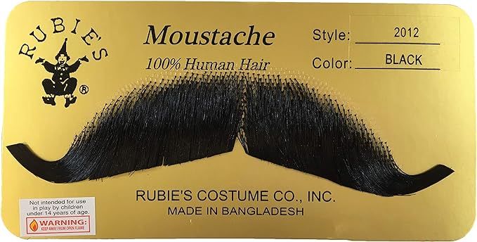 European Moustache Costume Facial Hair | Amazon (US)