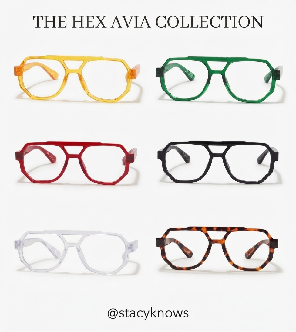 Elevate your everyday style with these bold, retro-inspired frames from Eyekepper. Whether you're working, reading, or styling an outfit, these statement readers deliver both fashion and function.
Available in a vibrant lineup of colors—from classic black and tortoiseshell to statement yellow, green, red, and clear—there's a pair to match every mood and wardrobe. 

 #LTKNYFW #LTKgrwm #LTKPlusSize