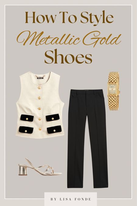 Old money summer outfit with gold shoes 

#LTKsummer #LTKmodest
