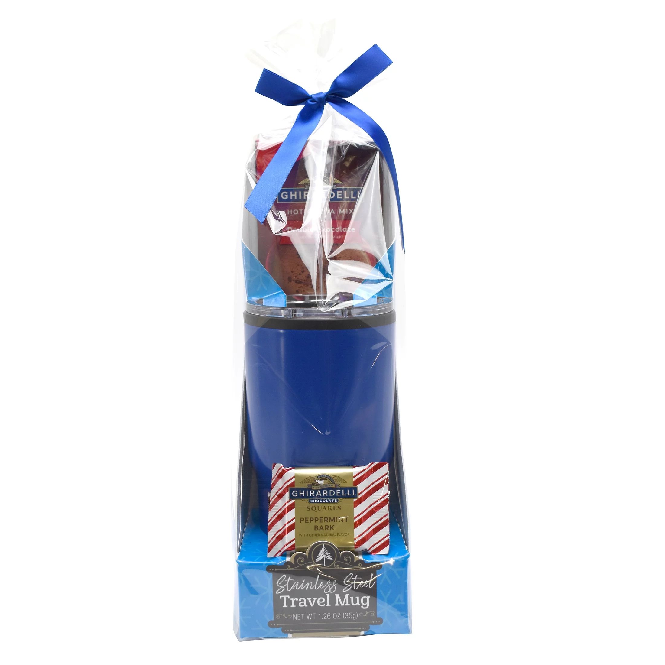 Ghirardelli Cocoa and Chocolate Travel Mug Christmas Gift Set, 1.26oz | Walmart (US)
