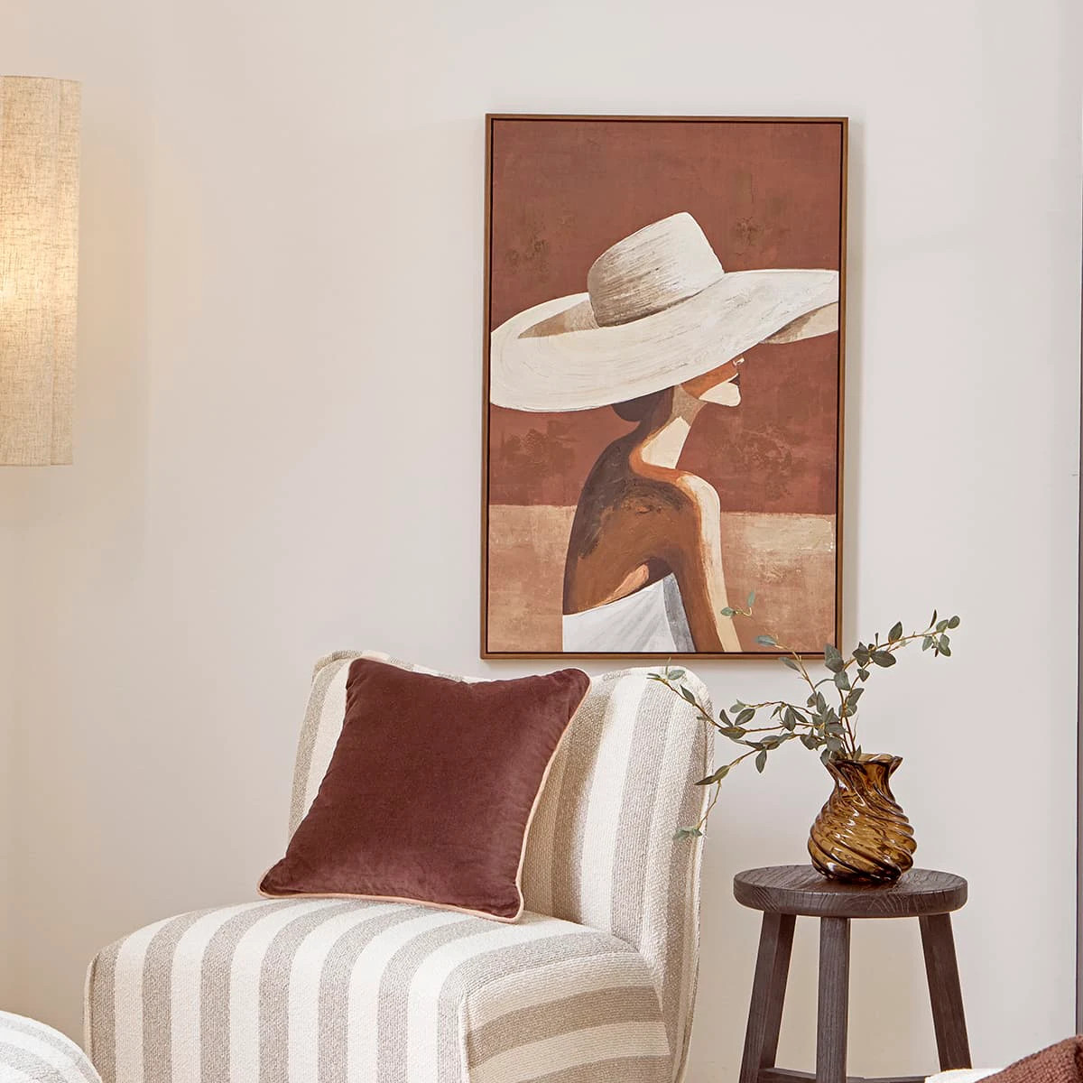 Josephine Framed Canvas Wall Art | Pillow Talk AU