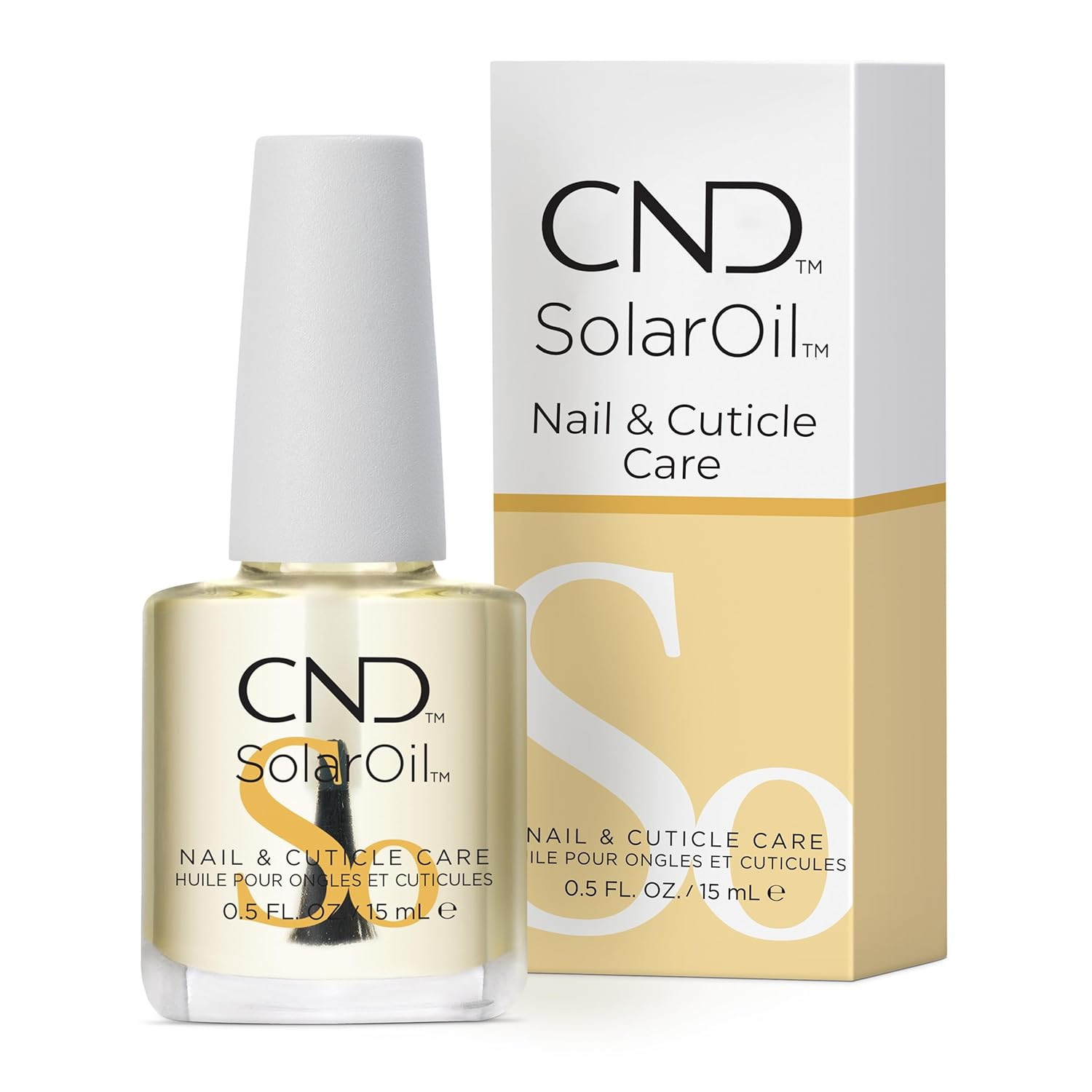 Nail & Cuticle Care by CND, SolarOil for Dry, Damaged Cuticles, Infused with Jojoba Oil & Vitamin... | Amazon (US)