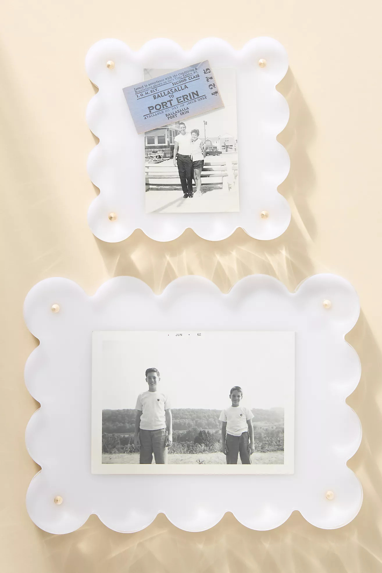 Acrylic Scalloped Picture Frame | Anthropologie (US)
