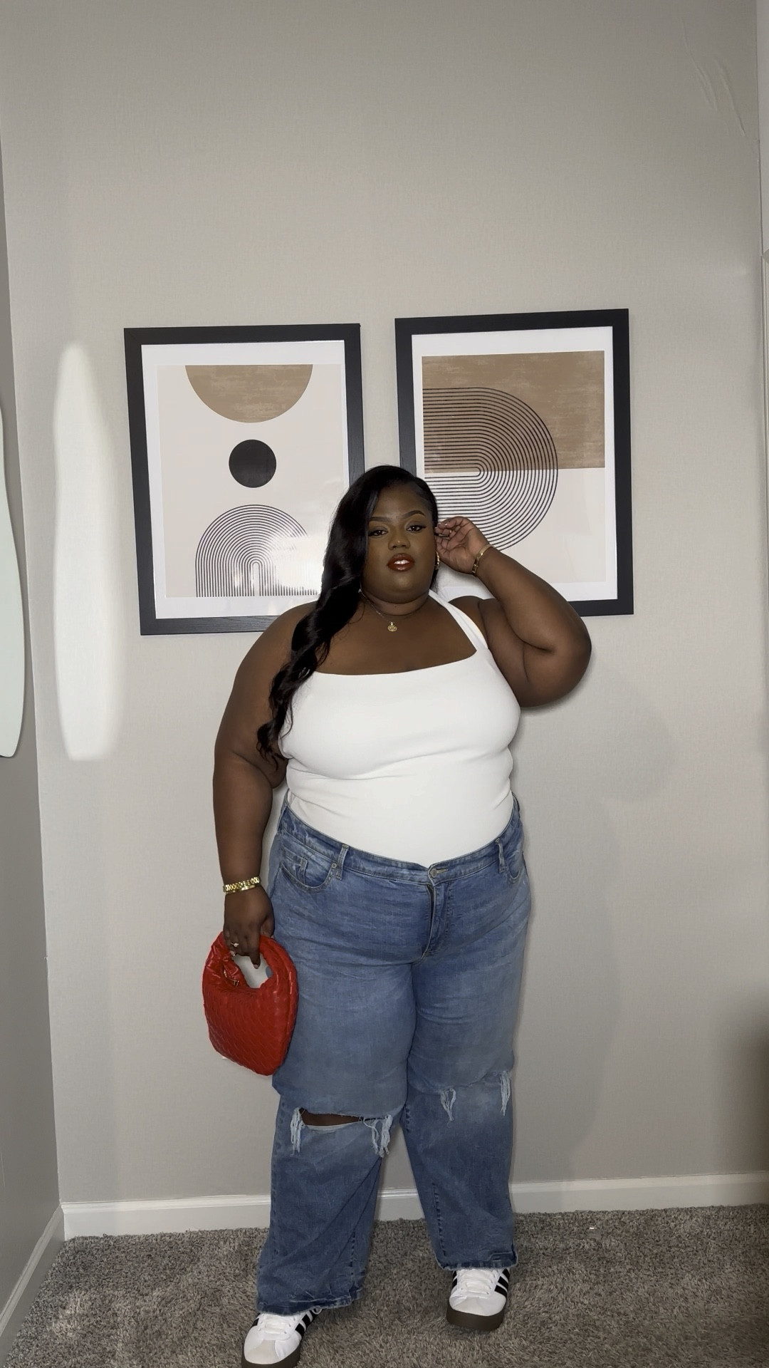 Summer outfit inspo / 4th of July Outfit inspo top is from Rebdolls “Watch me halter top” in a 3x

#LTKPlusSize #LTKParties