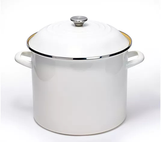 Le Creuset 20-qt Enamel on Steel Stockpot - QVC.com | QVC