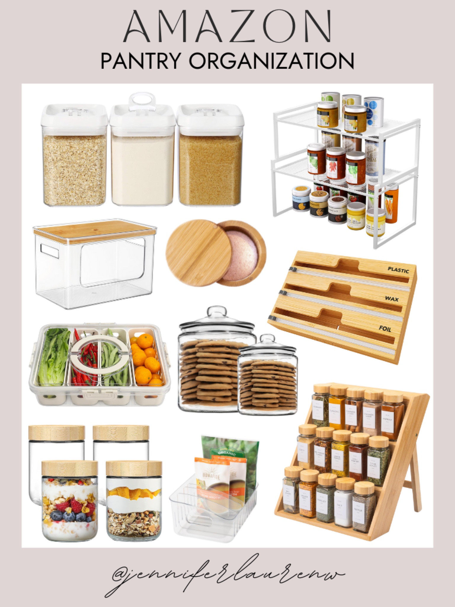 New year, new pantry goals!  Start 2025 on a fresh and organized note with these pantry must-haves from Amazon.  They’re perfect for decluttering and making your space look Pinterest-perfect! Linked for you to shop and get your home in shape. 
#PantryGoals #AmazonFinds #HomeOrganization #NewYearNewHome #DeclutterYourLife #PantryEssentials #OrganizedLiving #AmazonMustHaves #HomeInspo #PantryPerfection



#LTKHome #LTKSaleAlert #LTKFindsUnder50