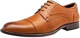 Vostey Men's Dress Shoes Classic Wingtip Brogue Men Oxfords | Amazon (US)