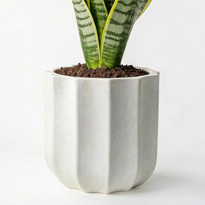12 Inch Pots for Plants, Large Ceramic Planter with Drainage Hole | Large plant pot for indoor & ... | Amazon (US)