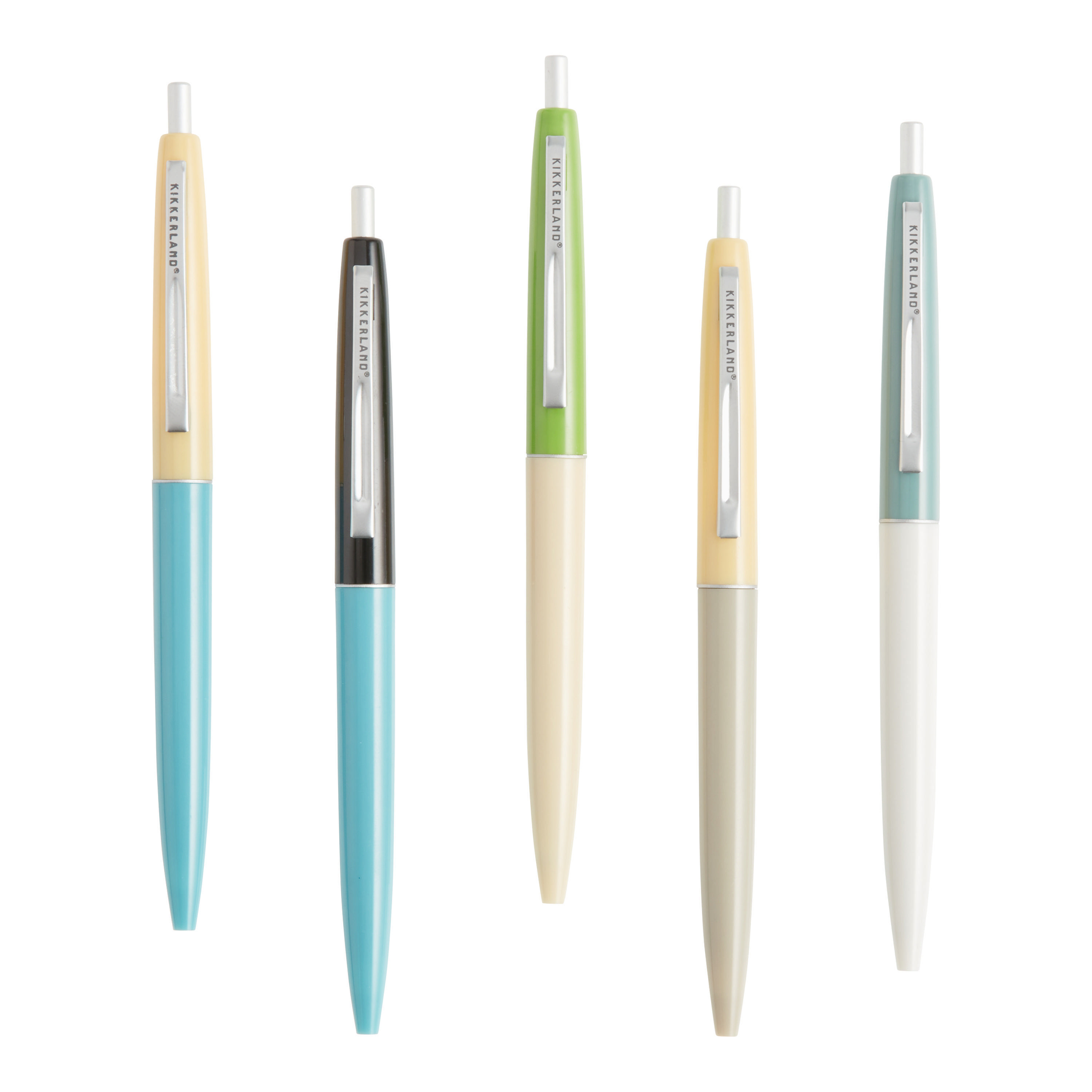 Kikkerland Retro Pens 5 Pack | World Market