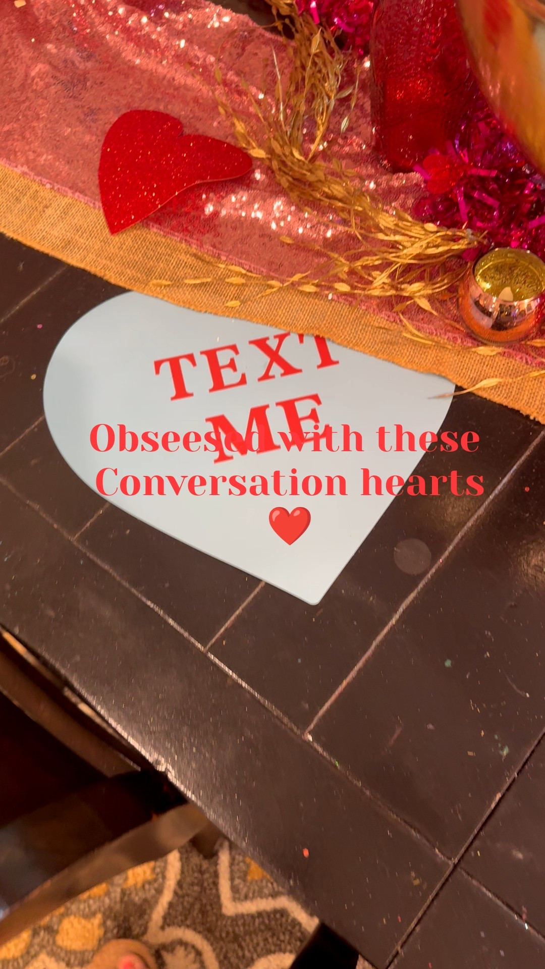 Love these conversation heart place mats! #valentinesday #holiday #home #amazon

#LTKSeasonal #LTKHome