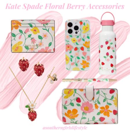 On Sale Kate Spade Strawberry Garden & Strawberry Fields Accessories - so sweet for Summer! Great gift ideas! 

Card Case, iPhone Case, Stainless Steel Water Bottle, Ballpoint Pen, Medium Bifold Wallet, Stud Earrings & Pendant Necklace

#LTKSeasonal #LTKstyletip #LTKfindsunder100