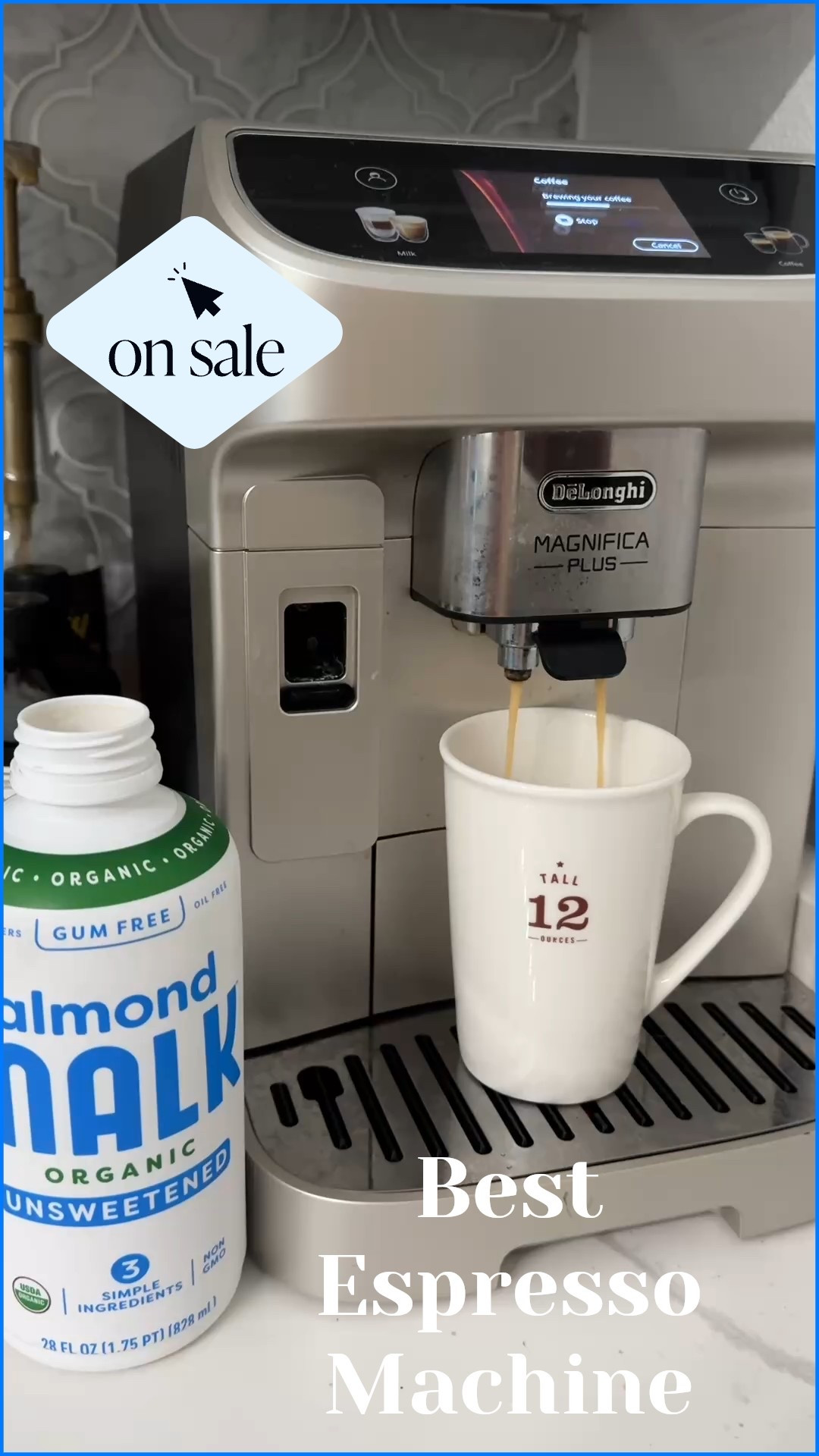 My espresso machine is on an amazing sale right now! 26% off. This almost never happens 👏🏻 this grinds coffee beans, froths milk, makes the perfect cup every time ☕️ 

#LTKSaleAlert #LTKHome