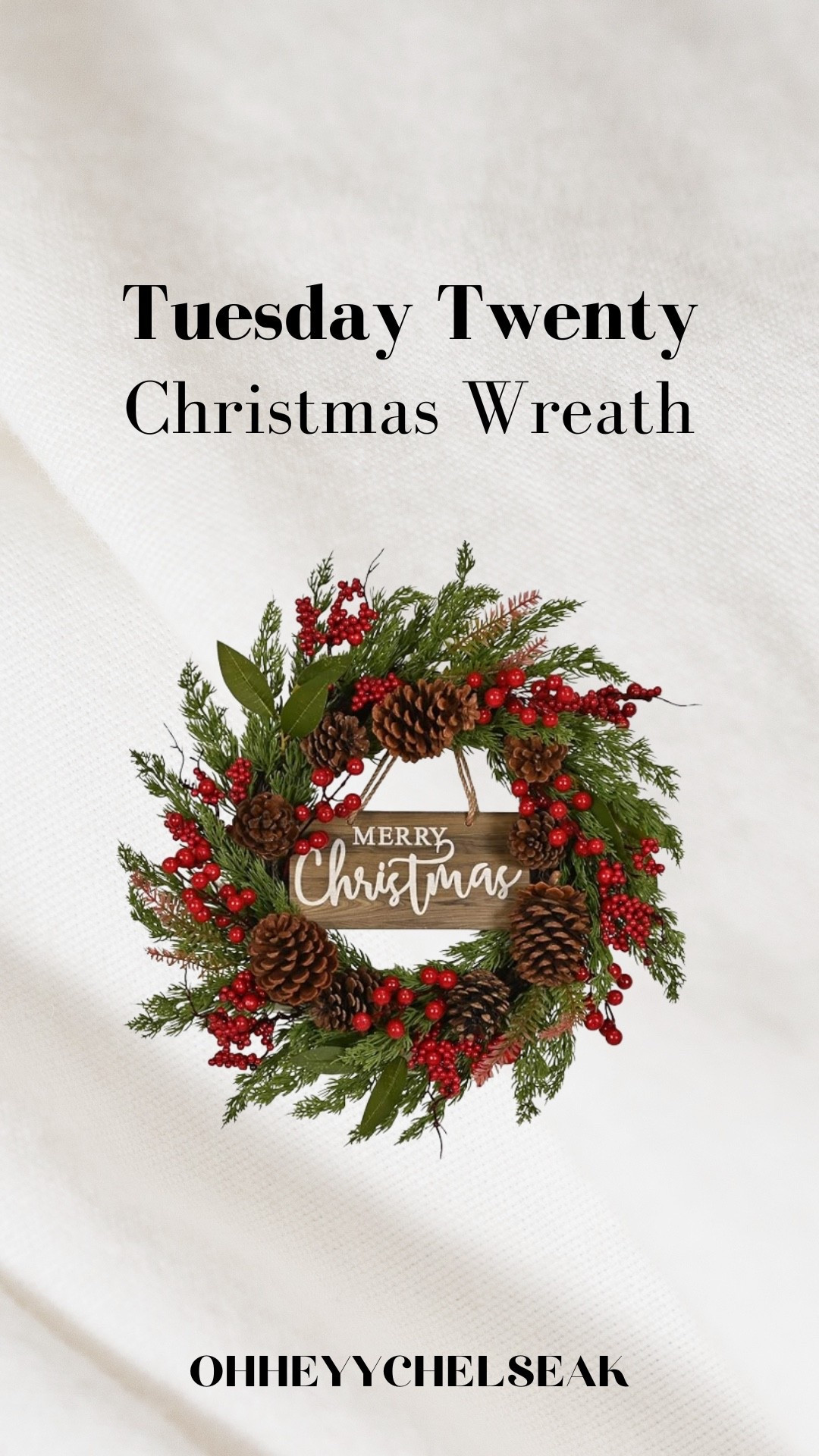 Tuesday Twenty // Christmas decor // Wreath // Home decor // Amazon 

#LTKHoliday #LTKSeasonal #LTKHome