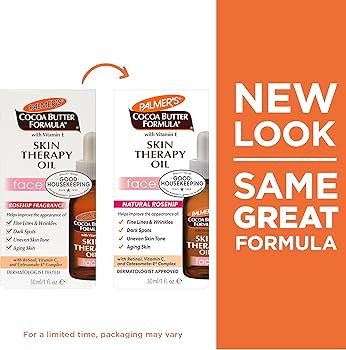Palmer's Cocoa Butter Formula Moisturizing Skin Therapy Oil for Face with Vitamin E, C & 10 Pure ... | Amazon (US)