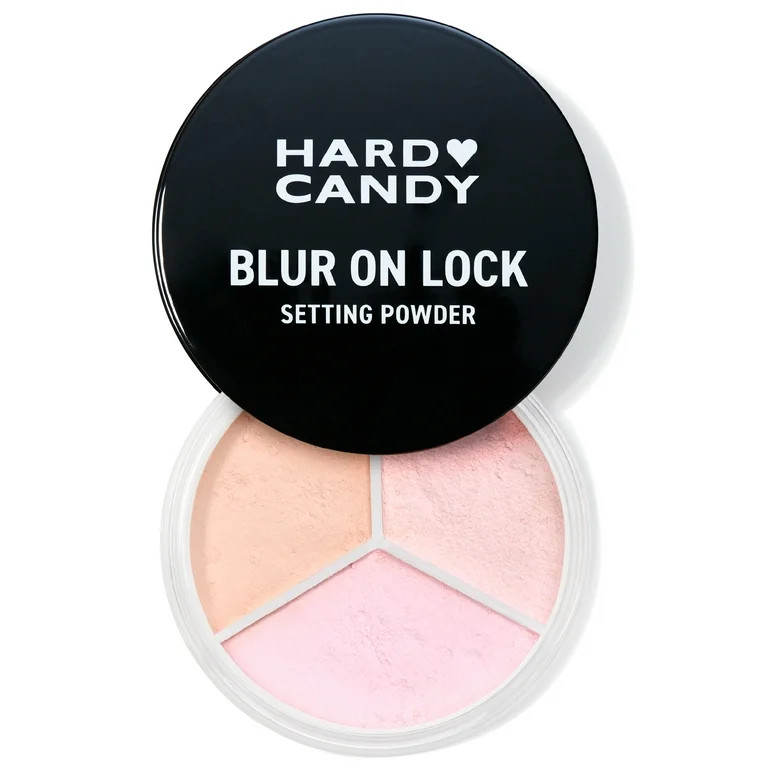 Hard Candy Blur On Lock Setting Powder, Brightening & Baking Loose Powder, Translucent Pink 5293 | Walmart (US)