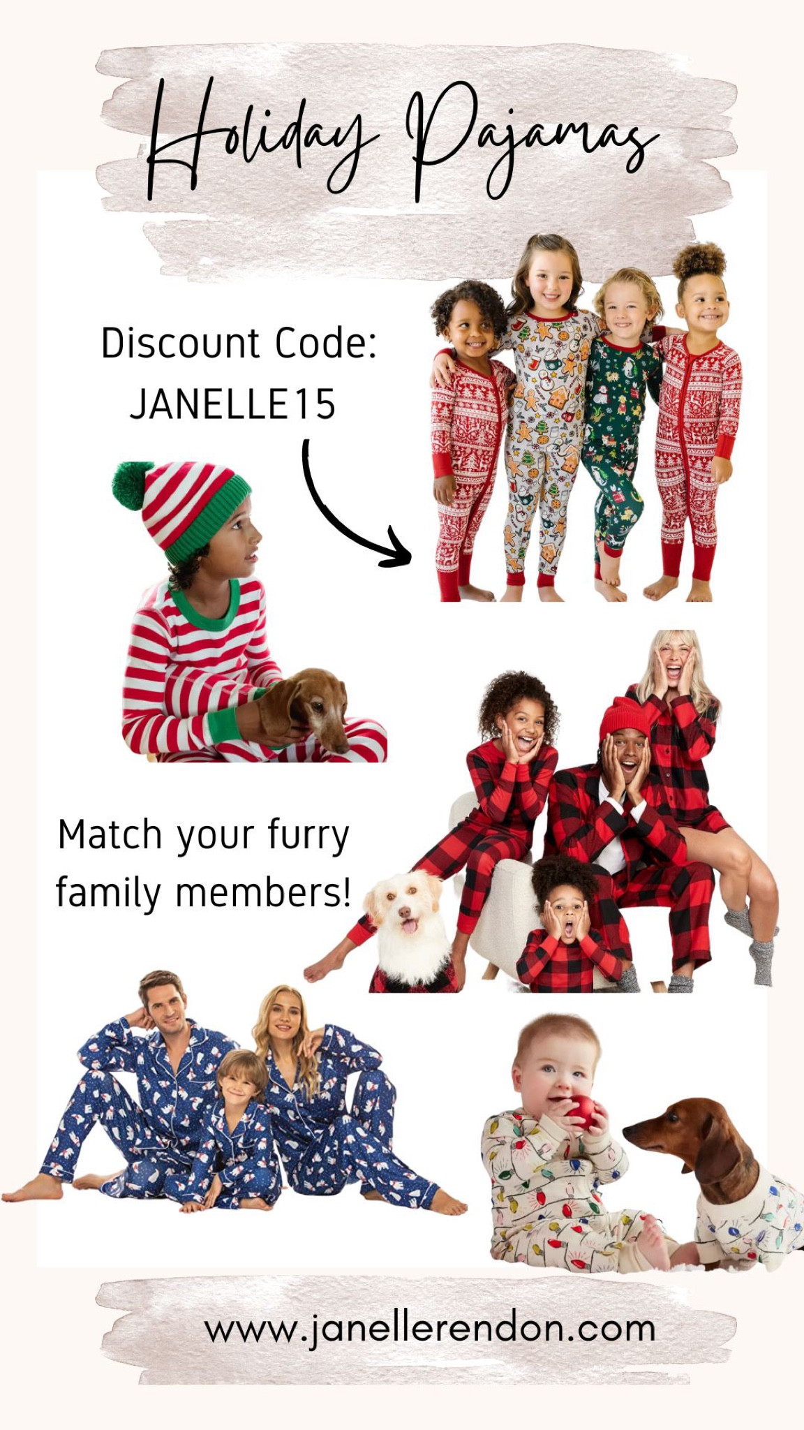 Use JANELLE15 to save on your Little Sleepies order. Matching holiday pajamas for the whole family including baby, toddler, parents and pets! 

#LTKGiftGuide 

#LTKSeasonal #LTKHoliday