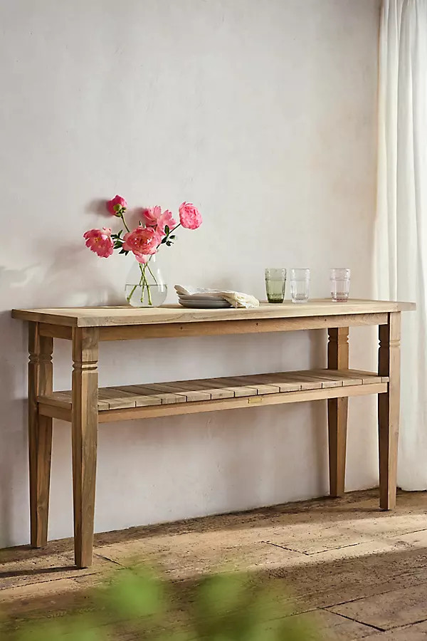 Palladio Reclaimed Teak Console | Anthropologie (US)