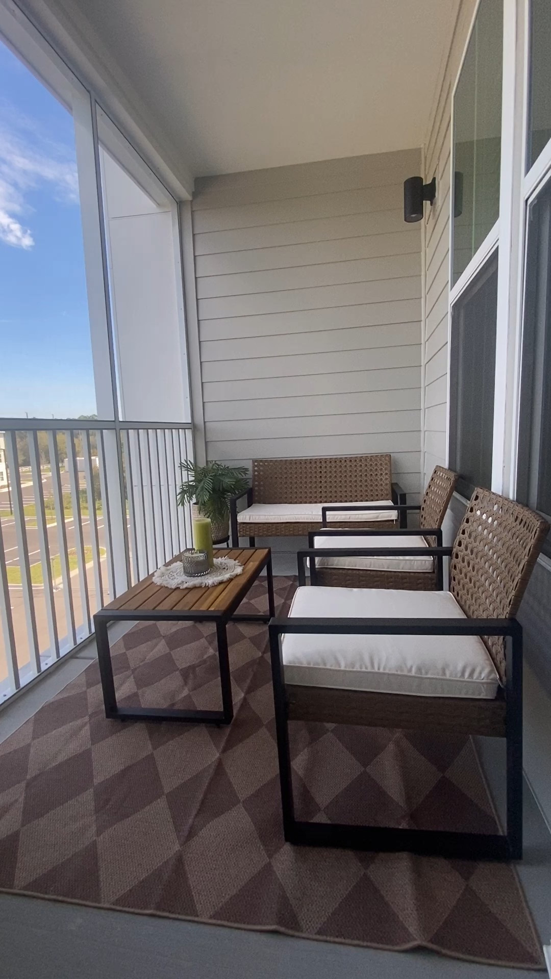 Ratten design love my new patio, rug (in my new apt) ☺️😍🫶🏻🤎

#LTKHome #LTKSpringSale #LTKWatchNow