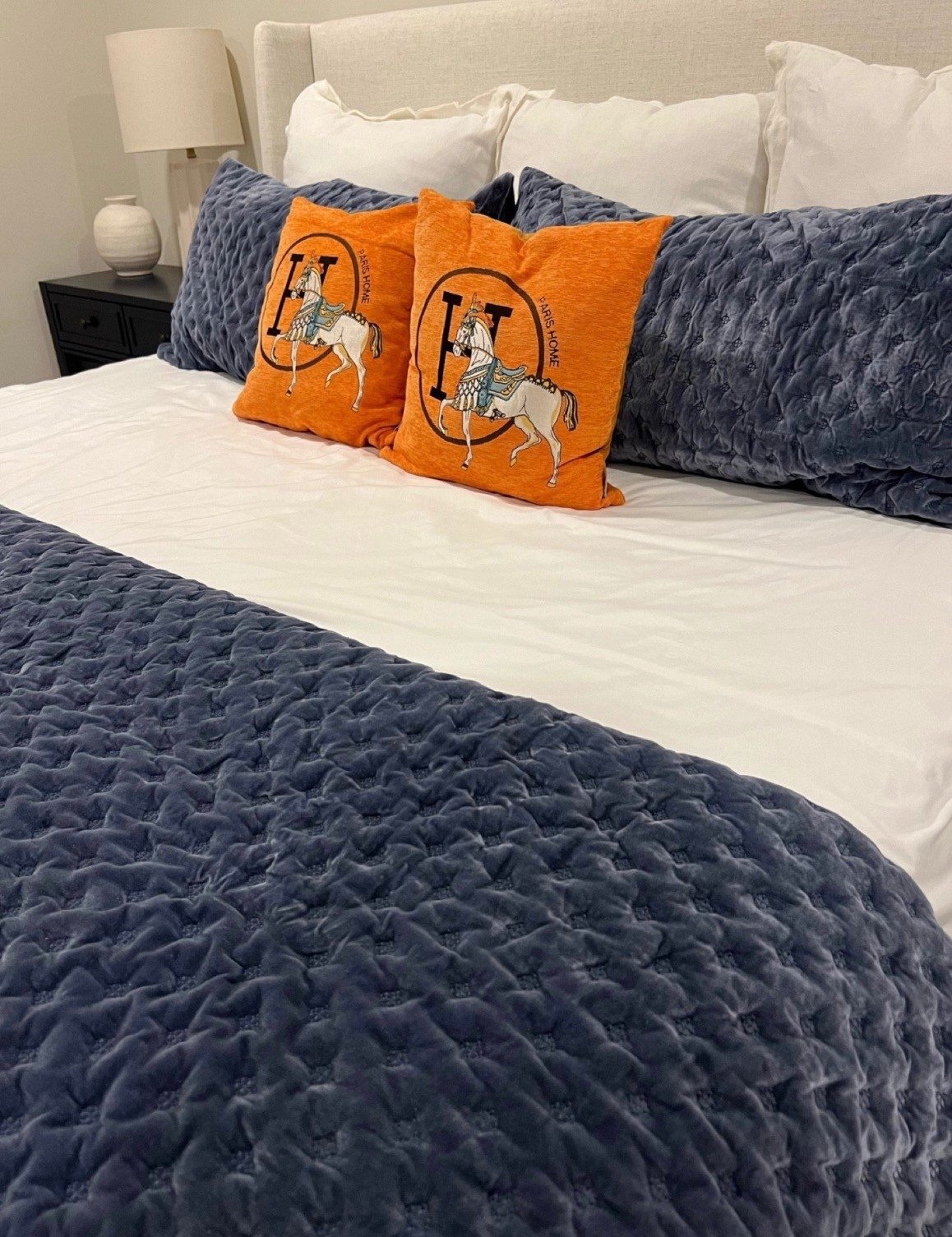 Chan’s bedding. A little high low style!

#LTKmomlife #LTKHome #LTKSaleAlert