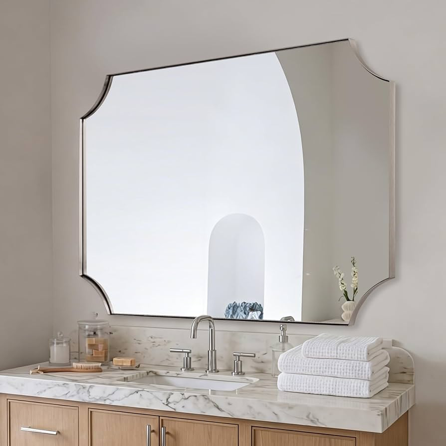 Brushed Nickel Mirror | Amazon (US)