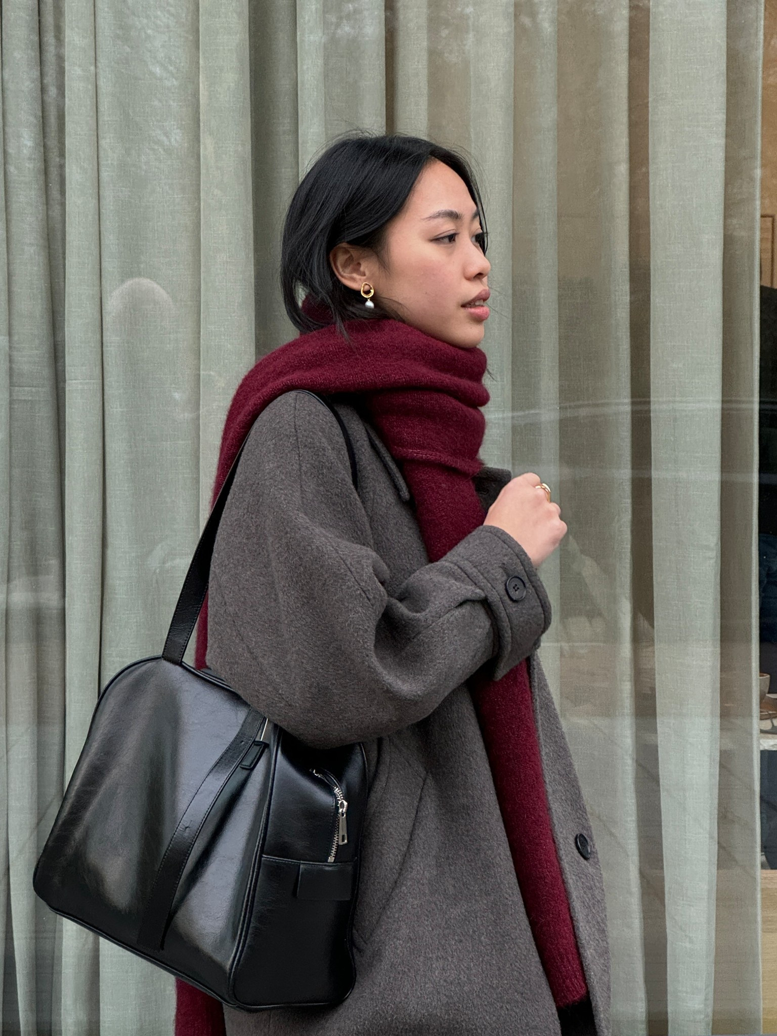 Winter staple: burgundy wool scarf from Sezane and long oversized wool coat #ltkautumn #ltkwinter 


#LTKGiftGuide #LTKHoliday #LTKStyleTip