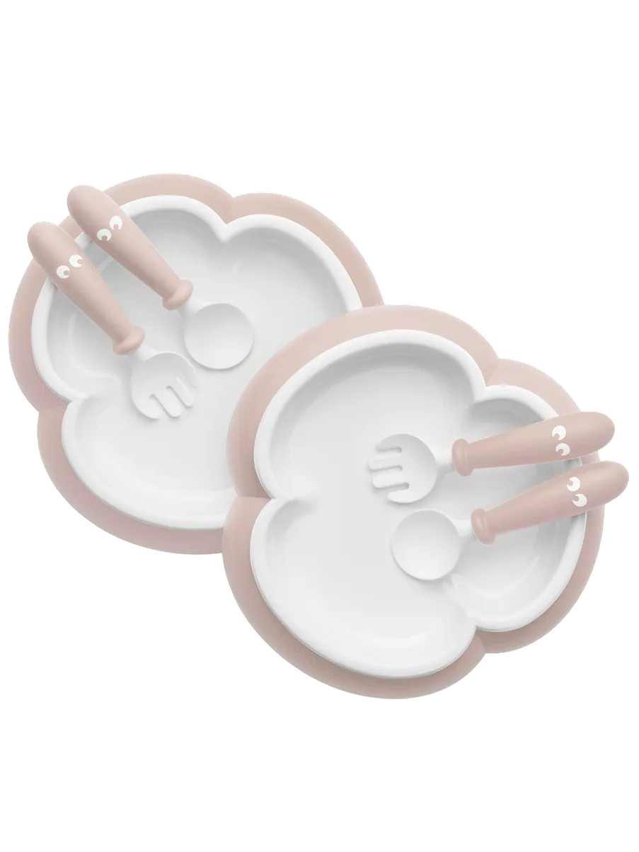 BABY PLATE, SPOON AND FORK, 2 SETS | BabyBjorn