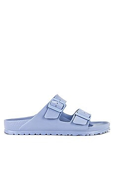 BIRKENSTOCK Arizona EVA Sandal in Dusty Blue from Revolve.com | Revolve Clothing (Global)