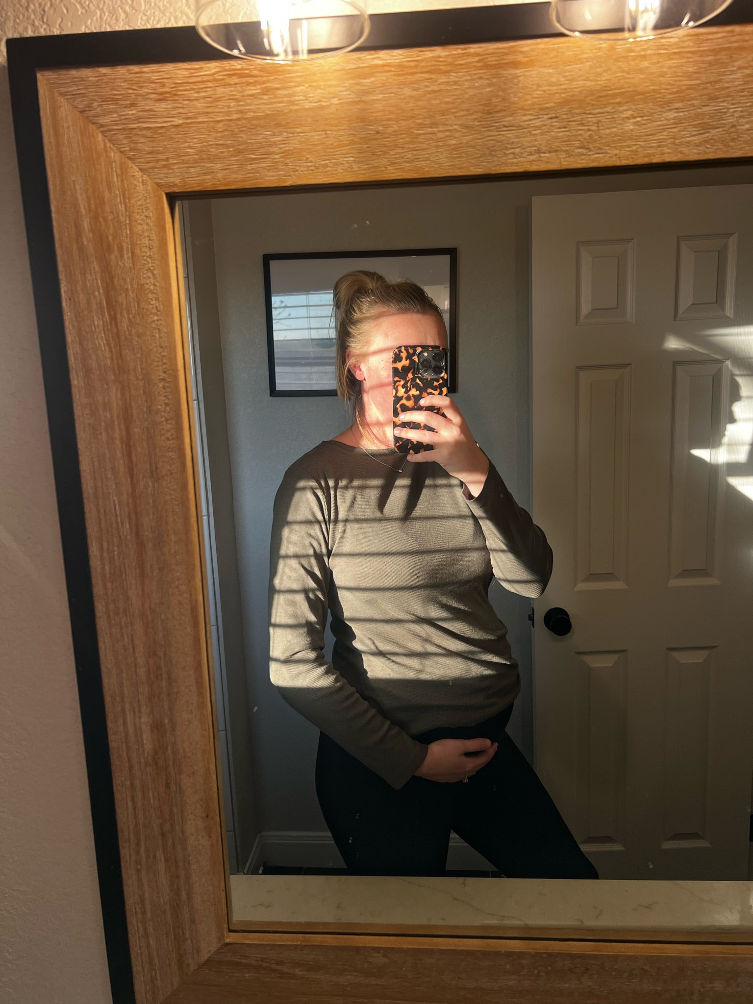 My go to pregnancy fit for right now!! The bump is growing and clothes are not fitting so I always just throw this on! 

#LTKBump #LTKStyleTip #LTKFindsUnder50