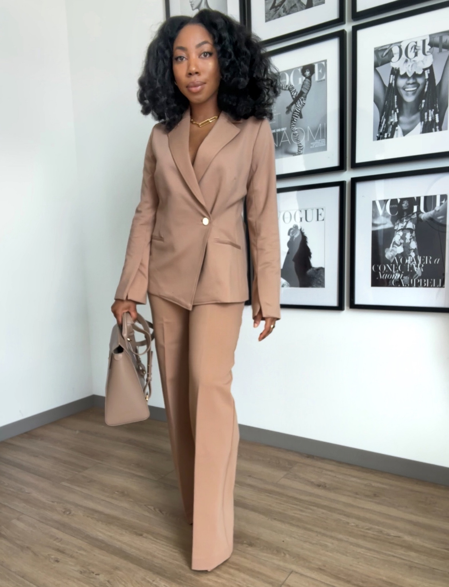 Spanx blazer and wide legged pants 

#LTKworkwear