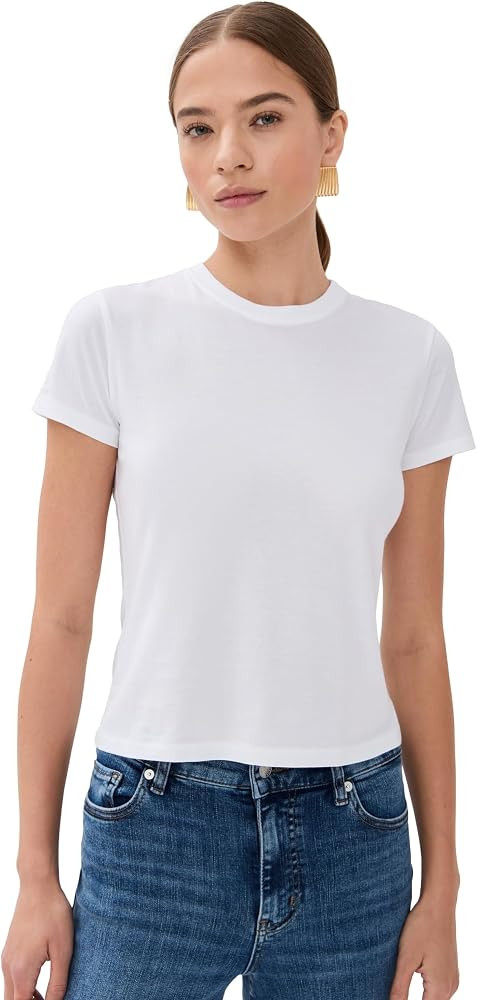 FRAME Women's The Baby Tee | Amazon (US)