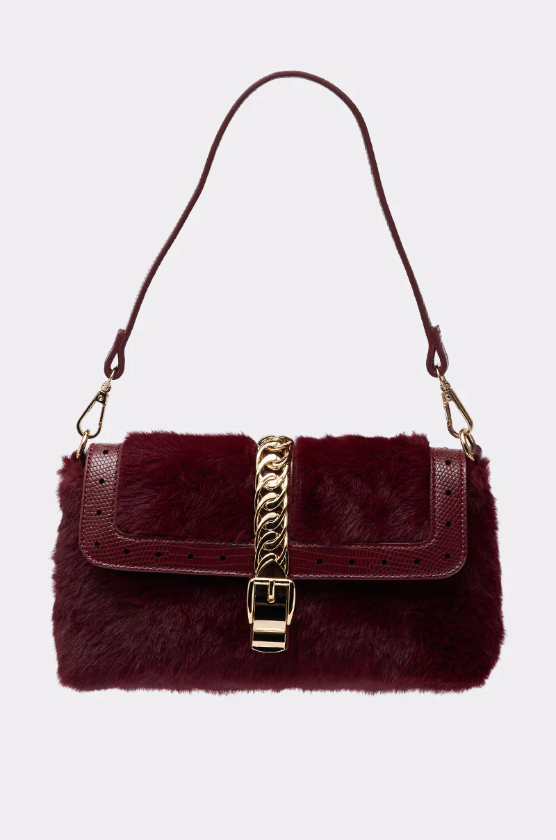 AKIRA Louis Faux Fur Purse | AKIRA