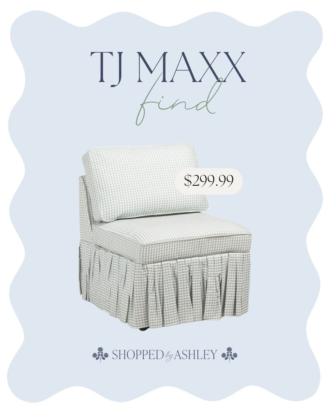 Restock alert! This gingham chair looks like one that retails for $2300 👀

Designer look, Grandmillennial style, Grandmillennial chair, Grandmillennial decor, green and white chair, green chair, living room chair 

#LTKHome