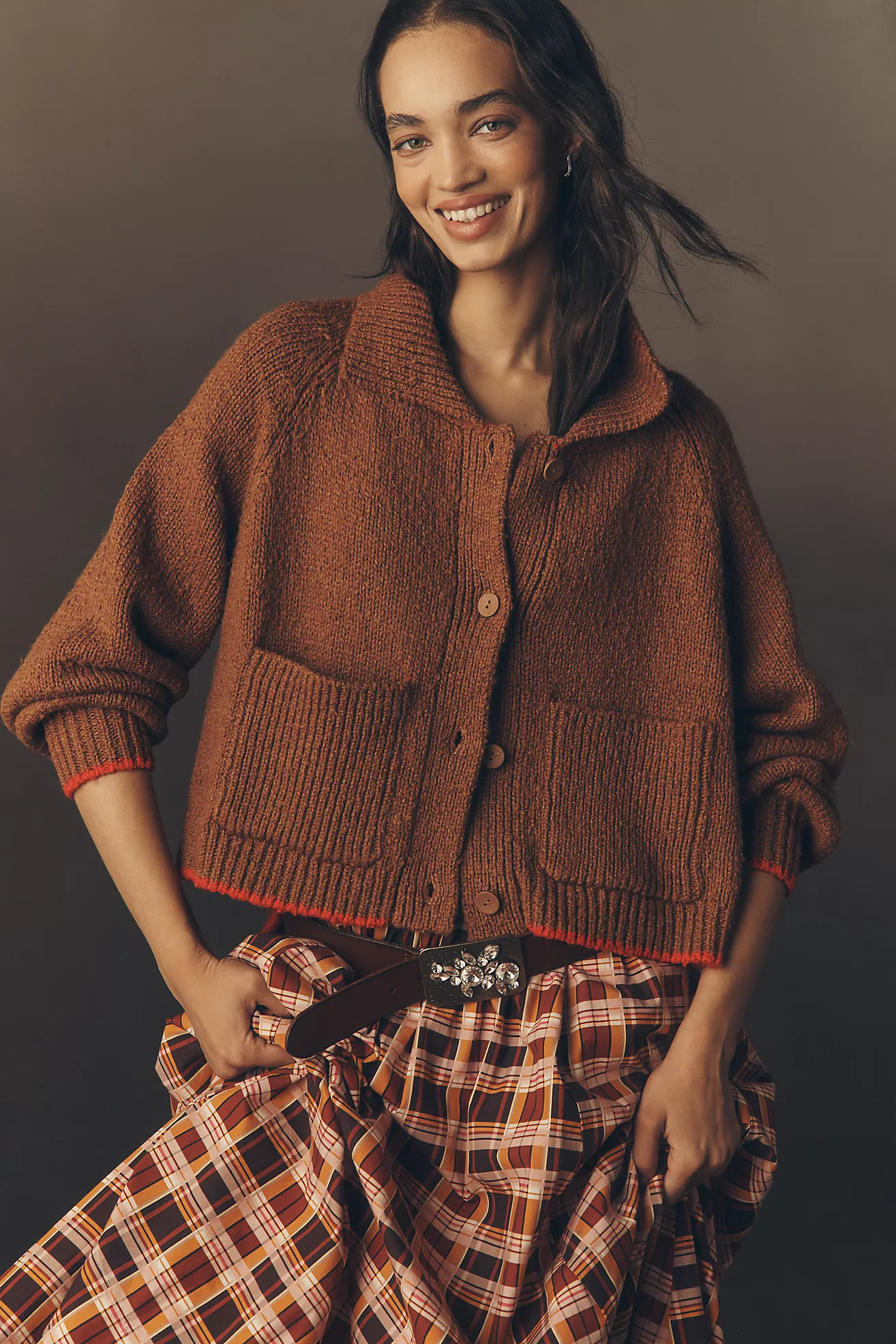 The Jesse Dog Icon Cardigan Sweater by Pilcro | Anthropologie (US)