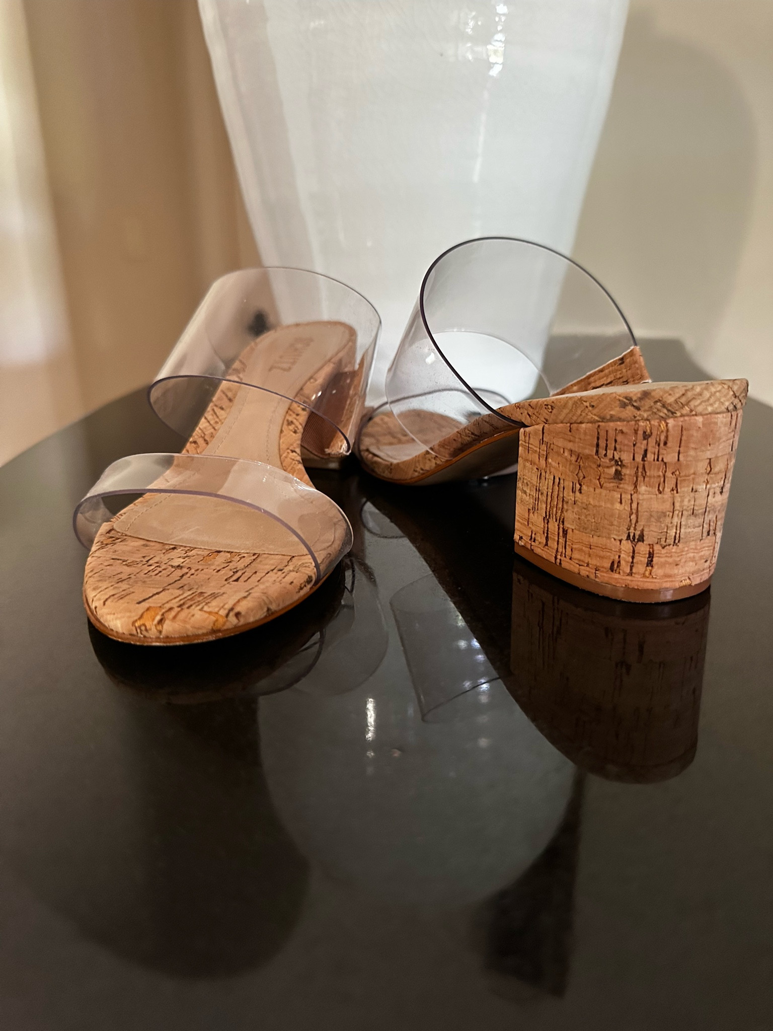 Another great shoe… the cork heel lends itself to smart casual or casual…but don’t stop there… wear them dressed up with the perfect summer dress.. they are very comfortable with a lower block heel… on trend for this summer… get yours before they sell out!! 

#LTKshoecrush #LTKstyletip #LTKSeasonal