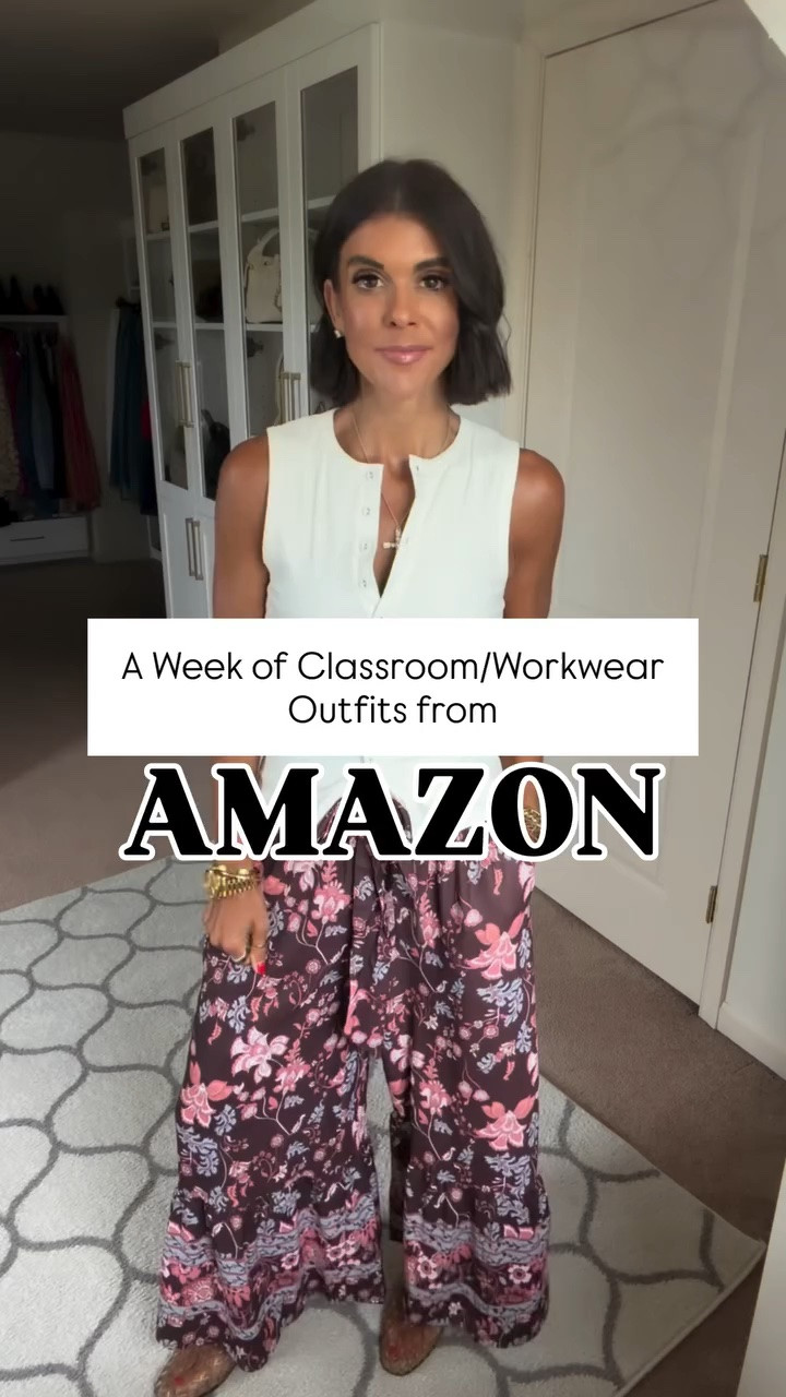 A week of teacher/workwear fits, all from Amazon! I’m 5’5” in size small in all

#LTKdayinmylife #LTKWorkwear #LTKootd