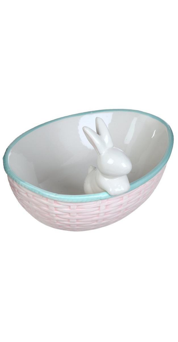 5" Ceramic Easter Bunny Serving Bowl - Pink-Pink-4230391551700   | Burkes Outlet | bealls