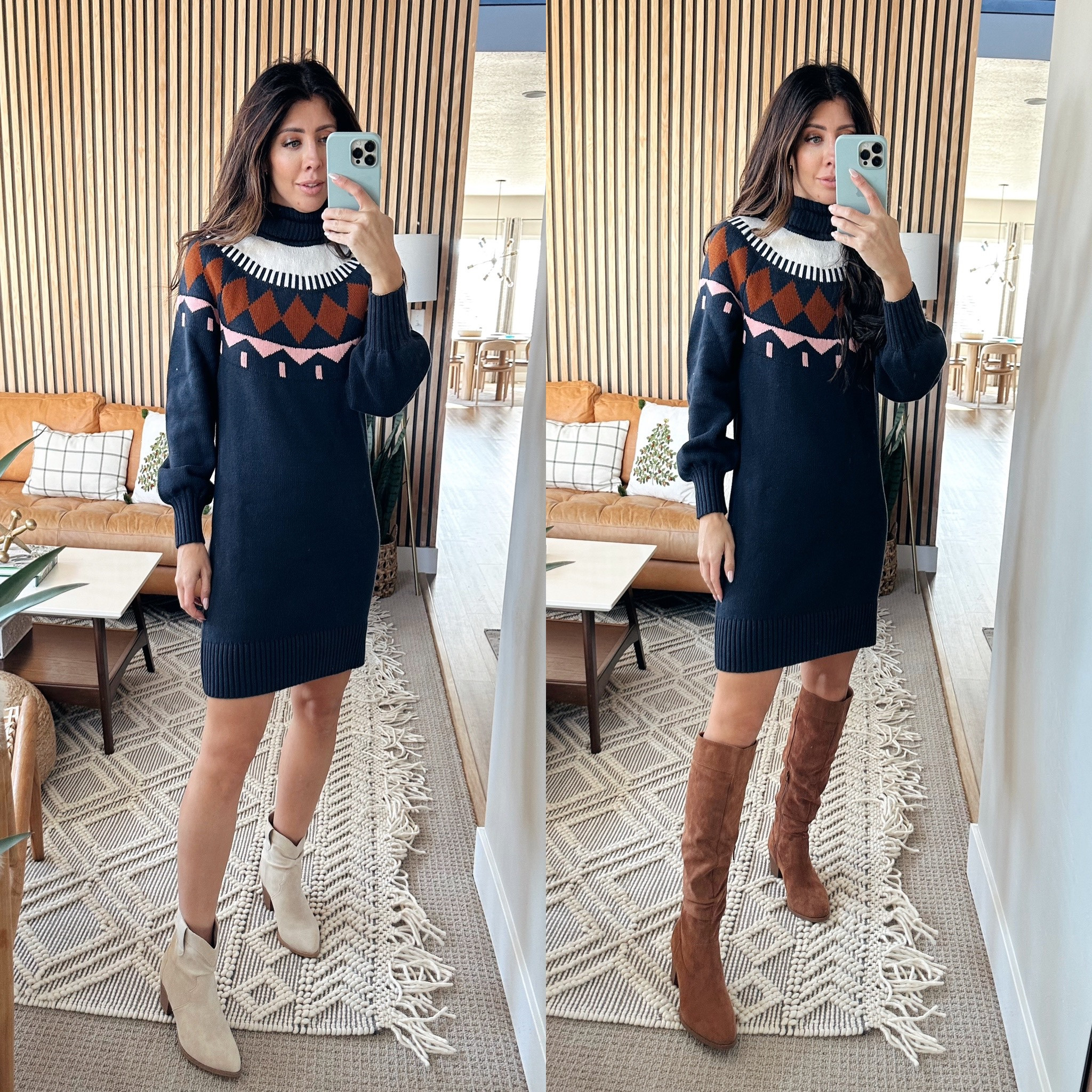 This dress is perfect for thanksgiving coming up! Wearing the size XS TTS @walmartfashion #walmartpartner #walmart #walmartfashion #walmartfinds #sweaterdress #falllook 

#LTKunder50 #LTKSeasonal #LTKHoliday